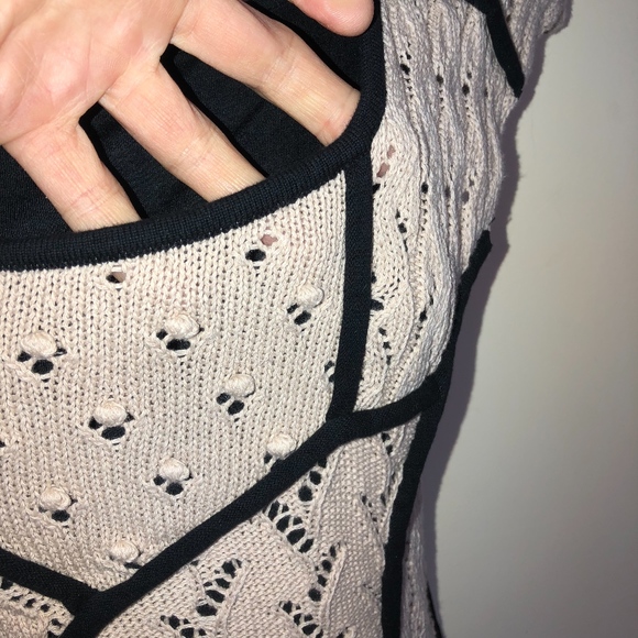 KNITTED & KNOTTED unusual cute layered look dress - Picture 7 of 8